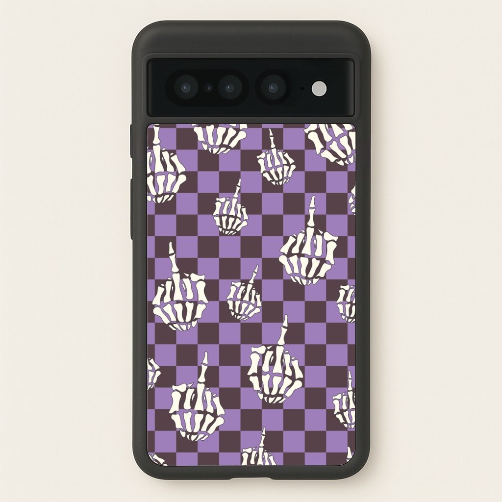 Purple Middle Finger Phone Case