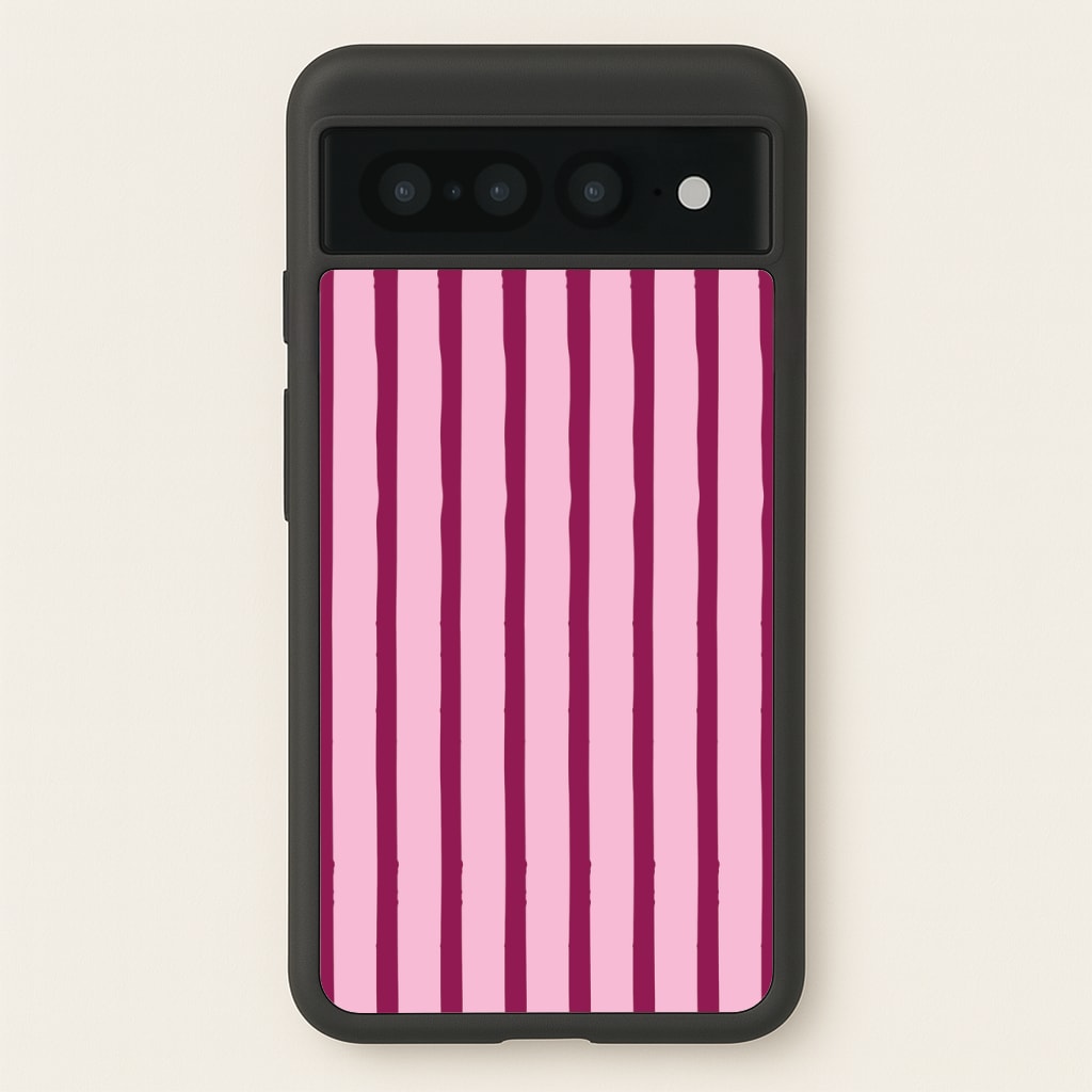 Strawberry Stripes  Phone Case