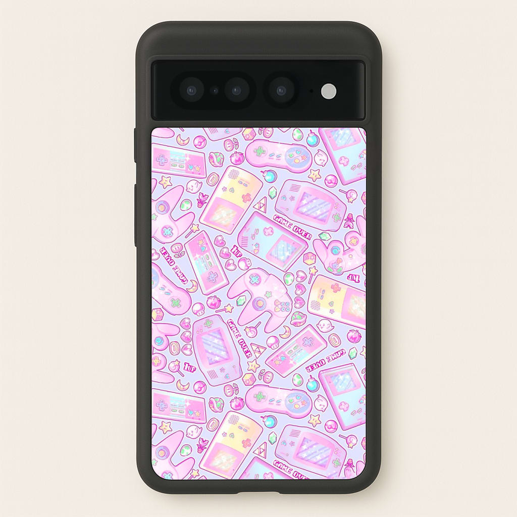 Power Up, Gaming Pattern Phone Case