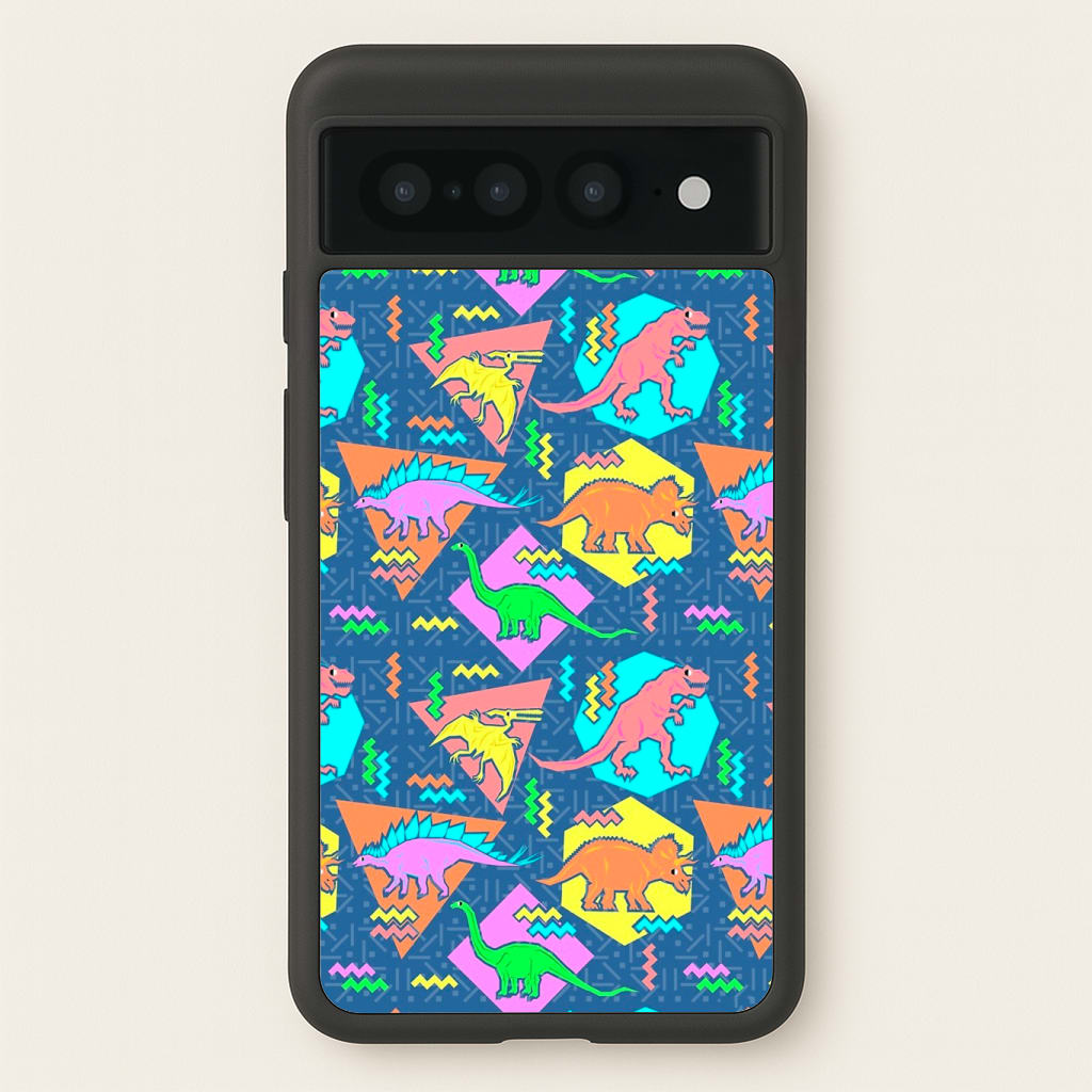 Nineties Dinosaurs Pattern Phone Case
