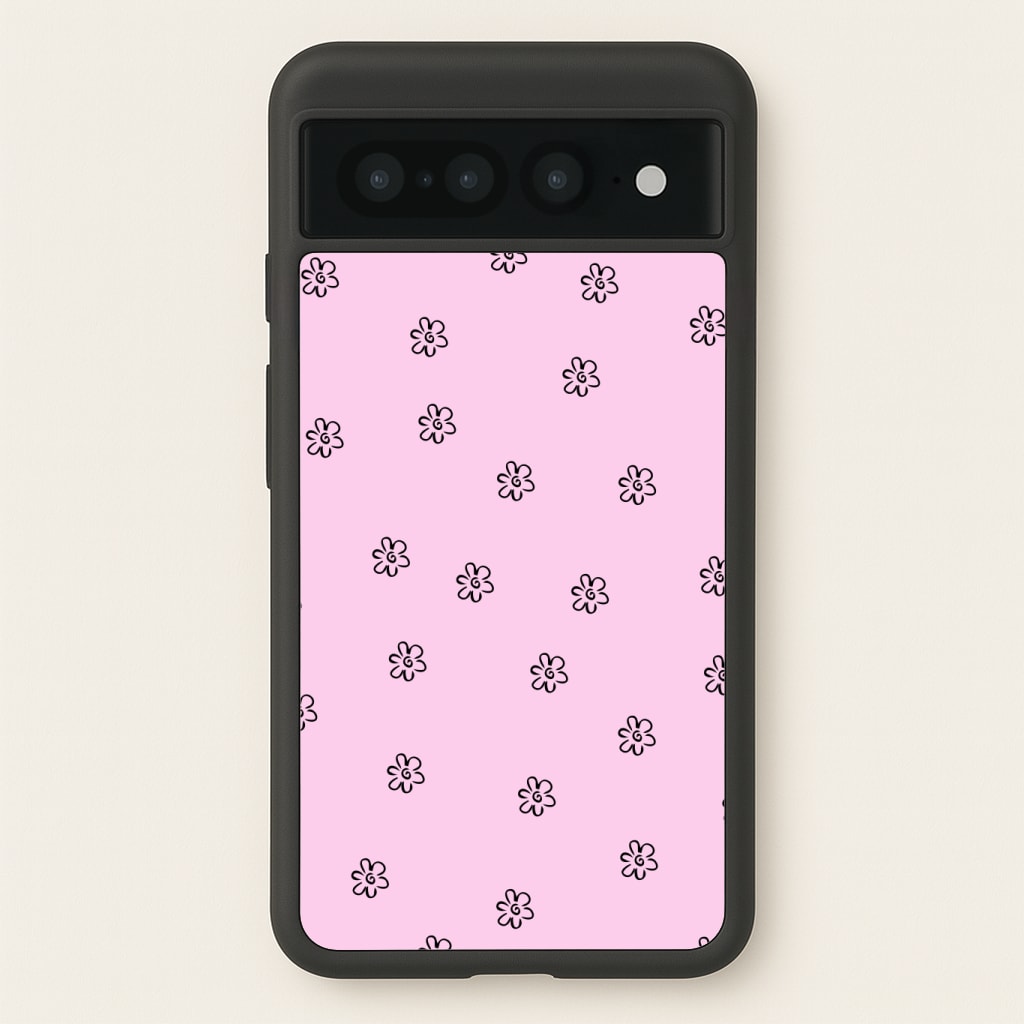 Detail Flower Pattern - Pink Phone Case