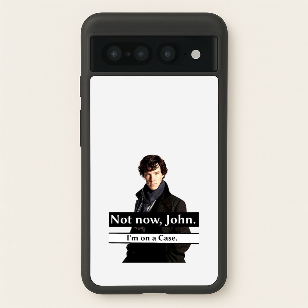 I'm on a Case Holmes Pun Phone Case