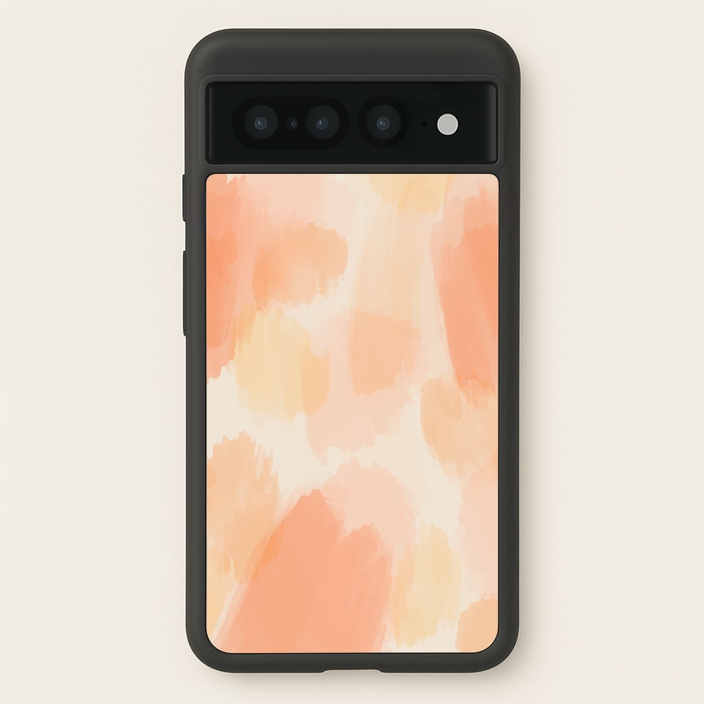 Orange Strokes Phone Case