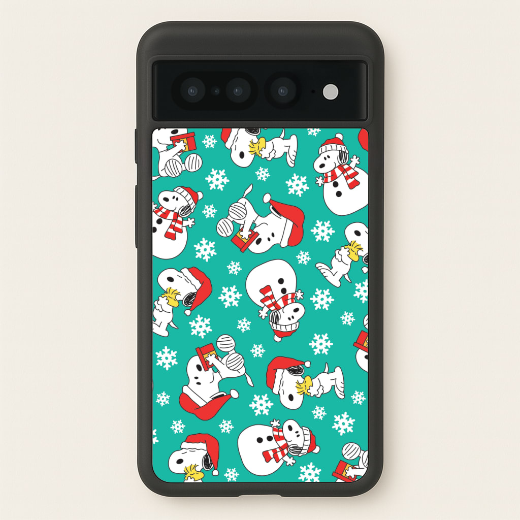 Christmas Cartoon Beagle Pattern Phone Case