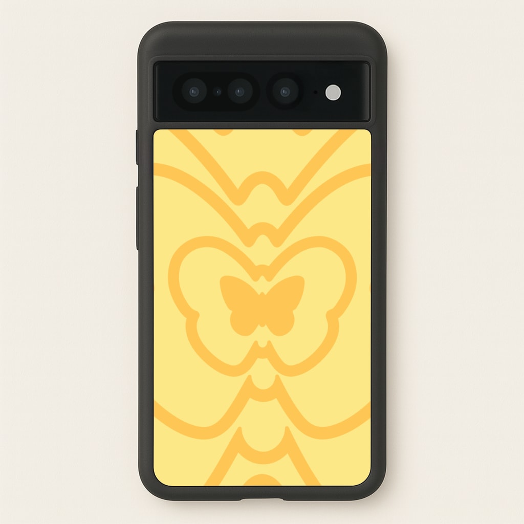 Abstract Orange Butterfly Phone Case