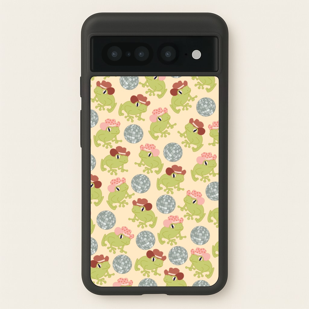 Frogs With Cowboy Hats - Western Phone Case