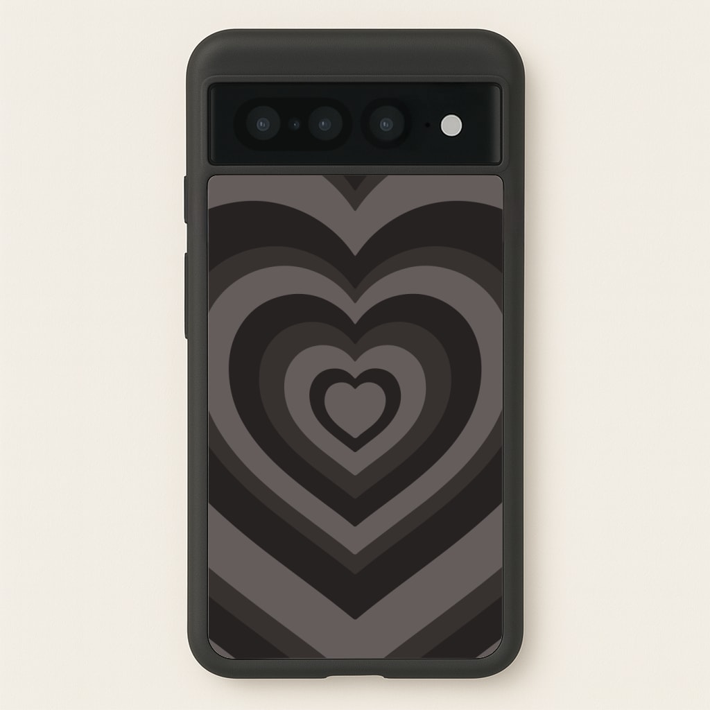 Abstract Black Heart Phone Case