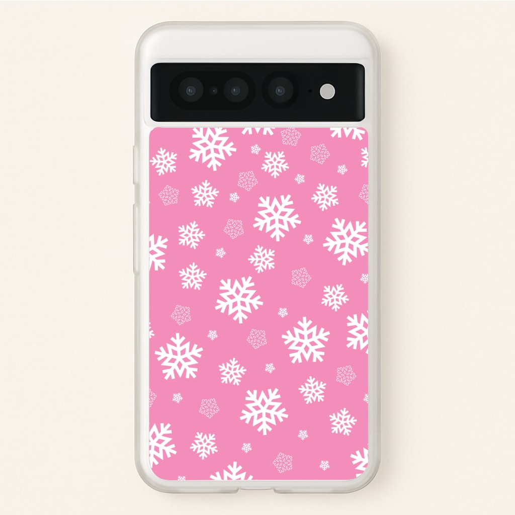 Snow Pink Pattern Phone Case