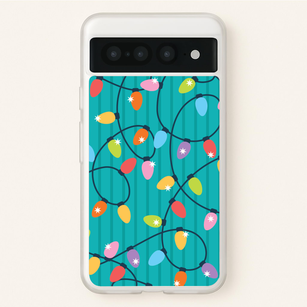 Funky Christmas Lights Pattern Phone Case