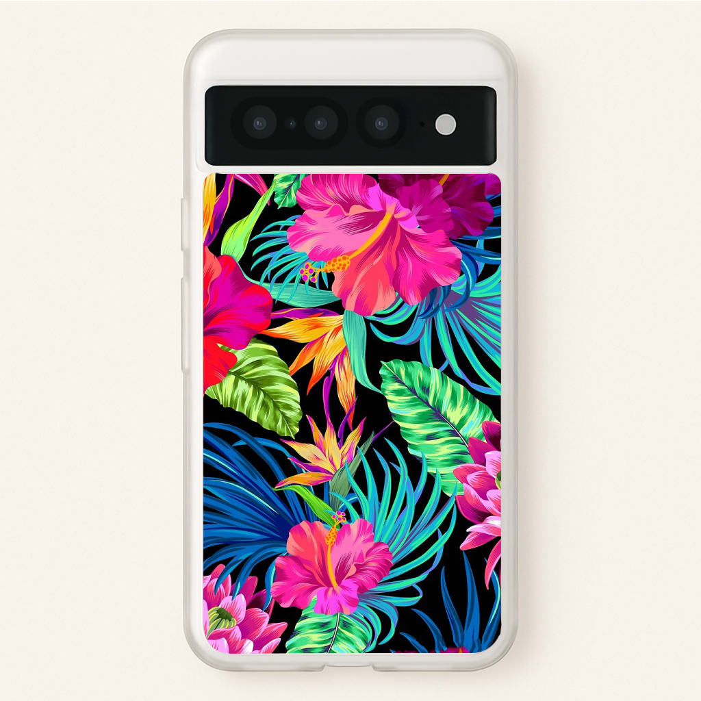 Colourful Hibiscus Pattern Phone Case