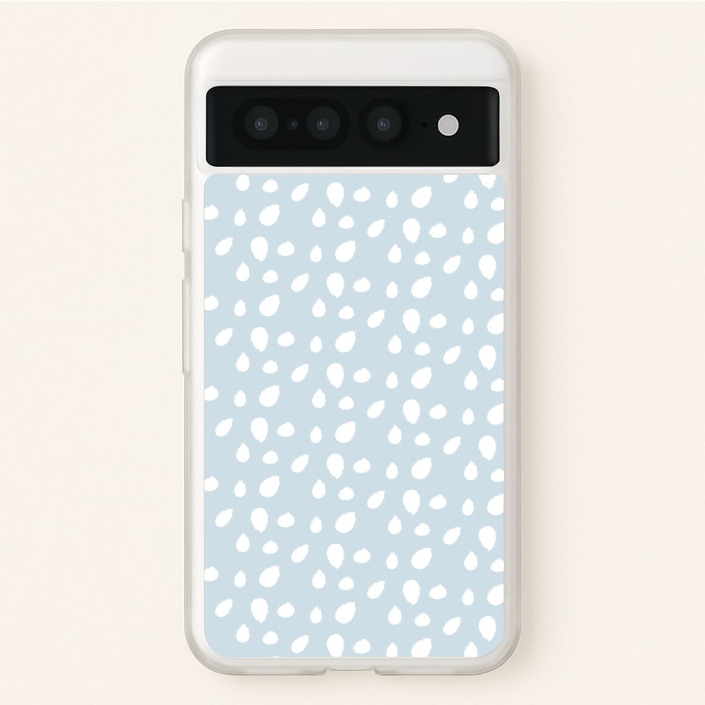Pastel Blue Dots Phone Case