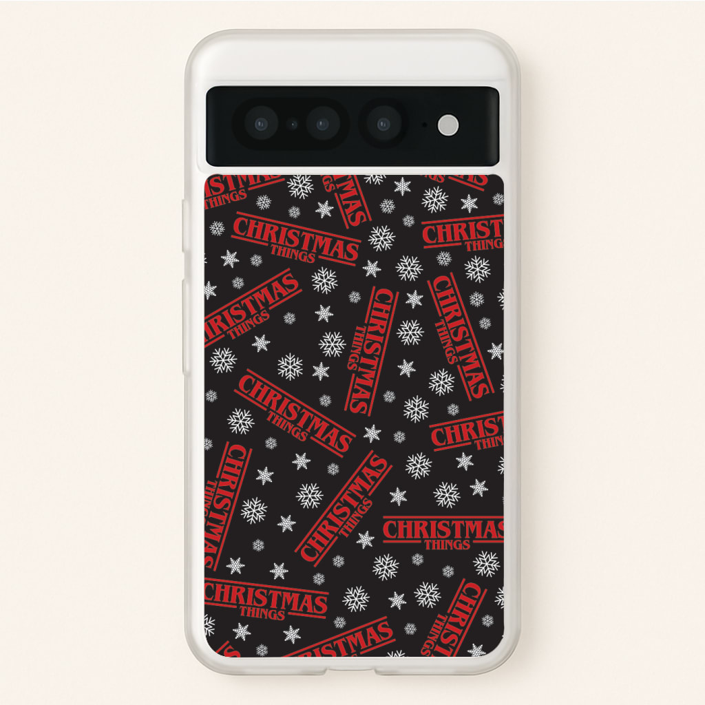 Christmas Things Snowflake Pattern Phone Case