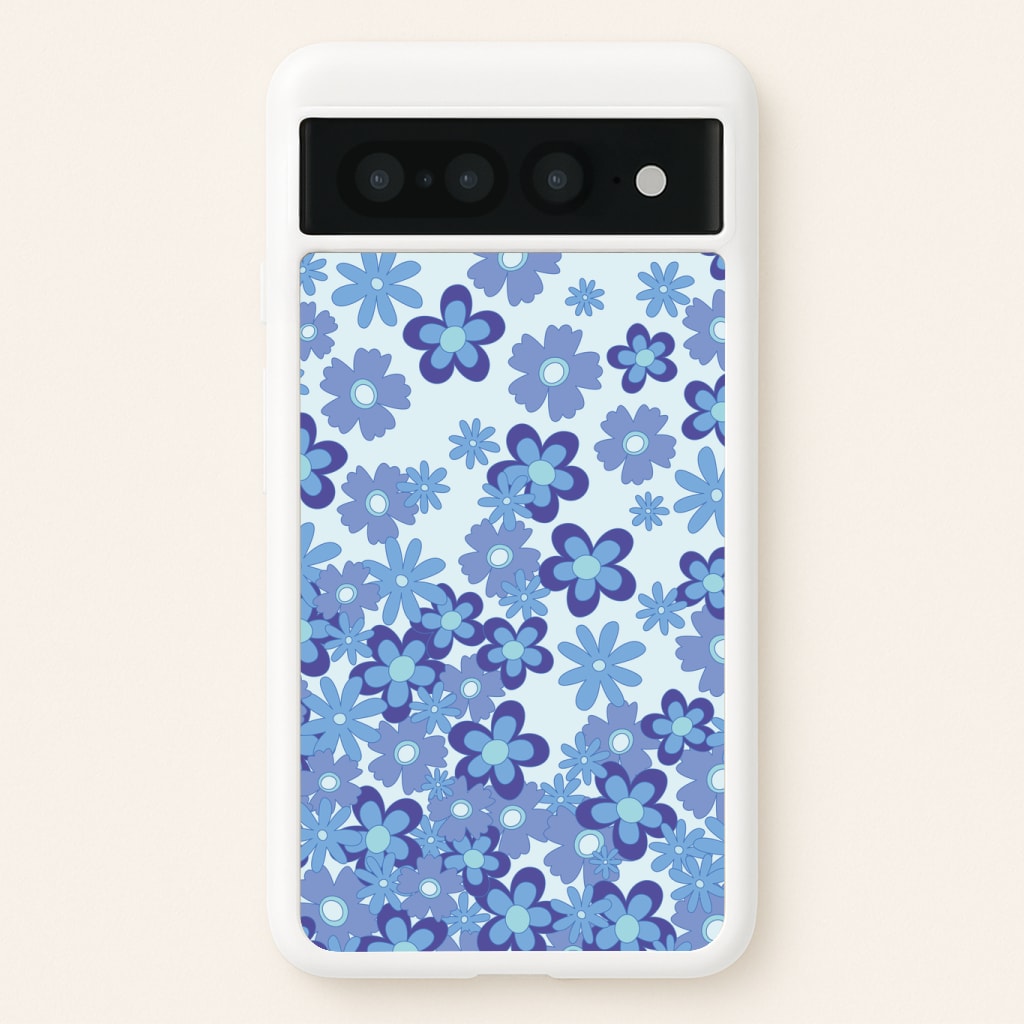 Blue Flowers - Floral Patterns Phone Case