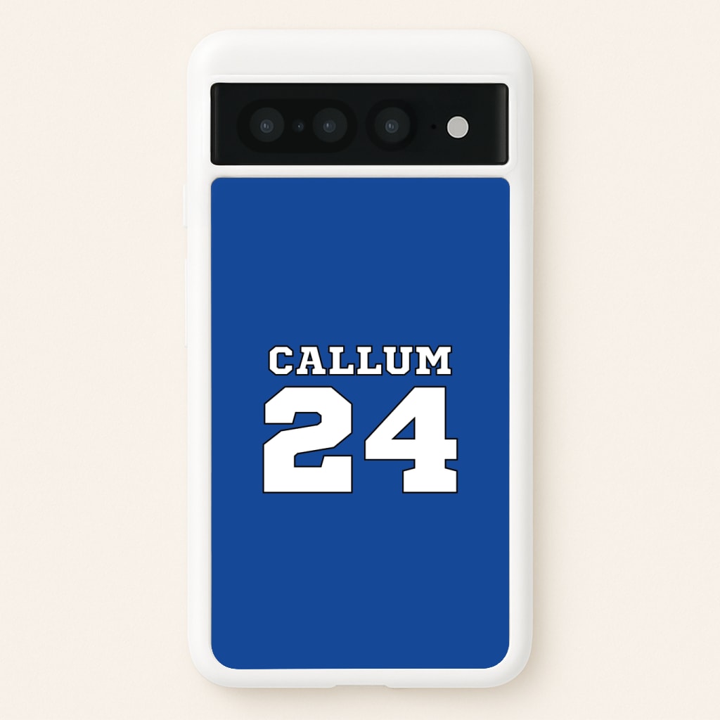 Dark Blue - Personalised Football Phone Case