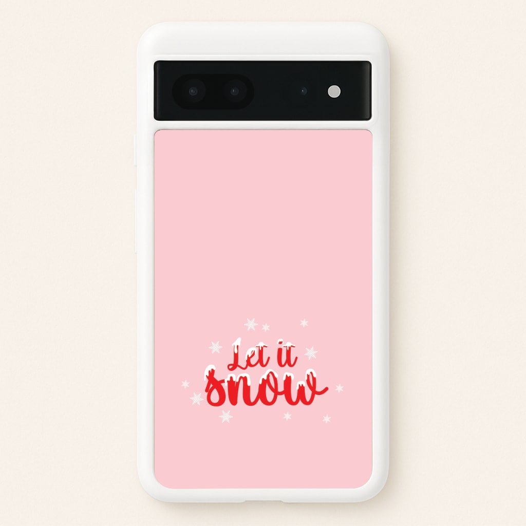 Let It Snow Snowflakes Phone Case