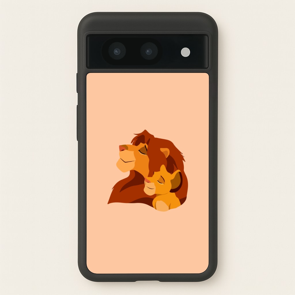 King Lion And Cub Phone Case