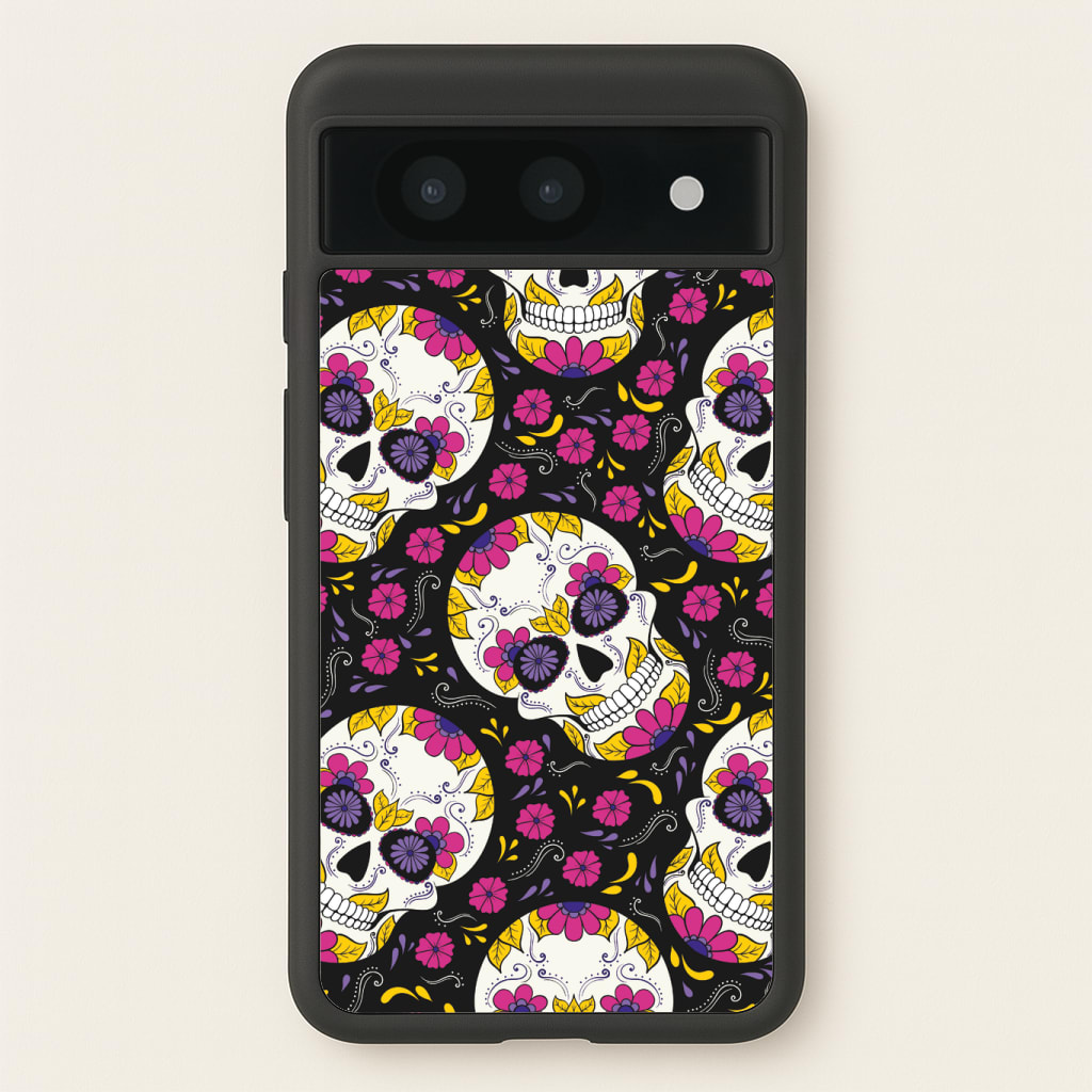 Calavera Pattern - Halloween Phone Case