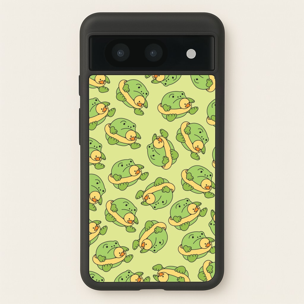 Frog Pattern - Plushy Phone Case
