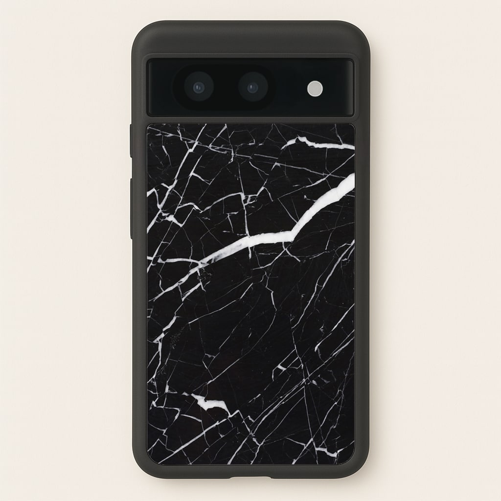 Black & White Marble Pattern Phone Case
