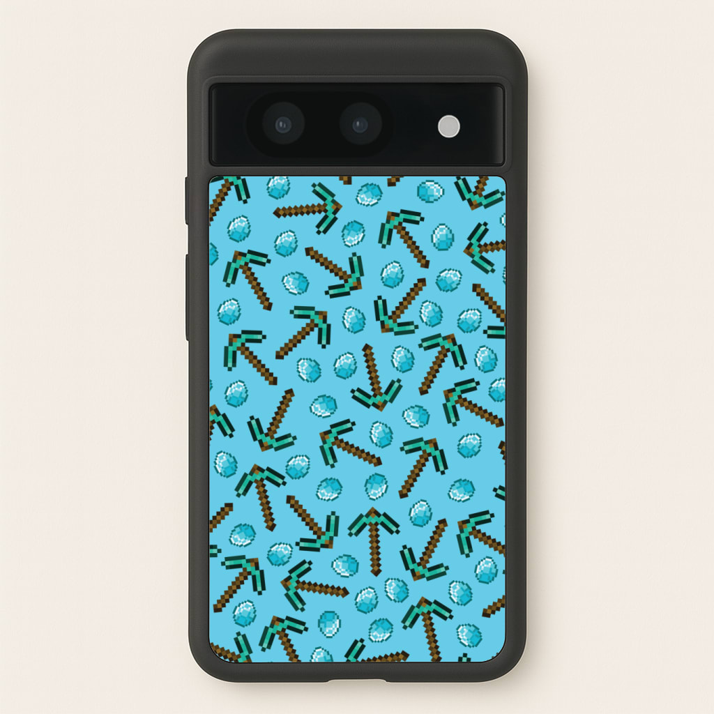 Diamond Axe Pattern Phone Case
