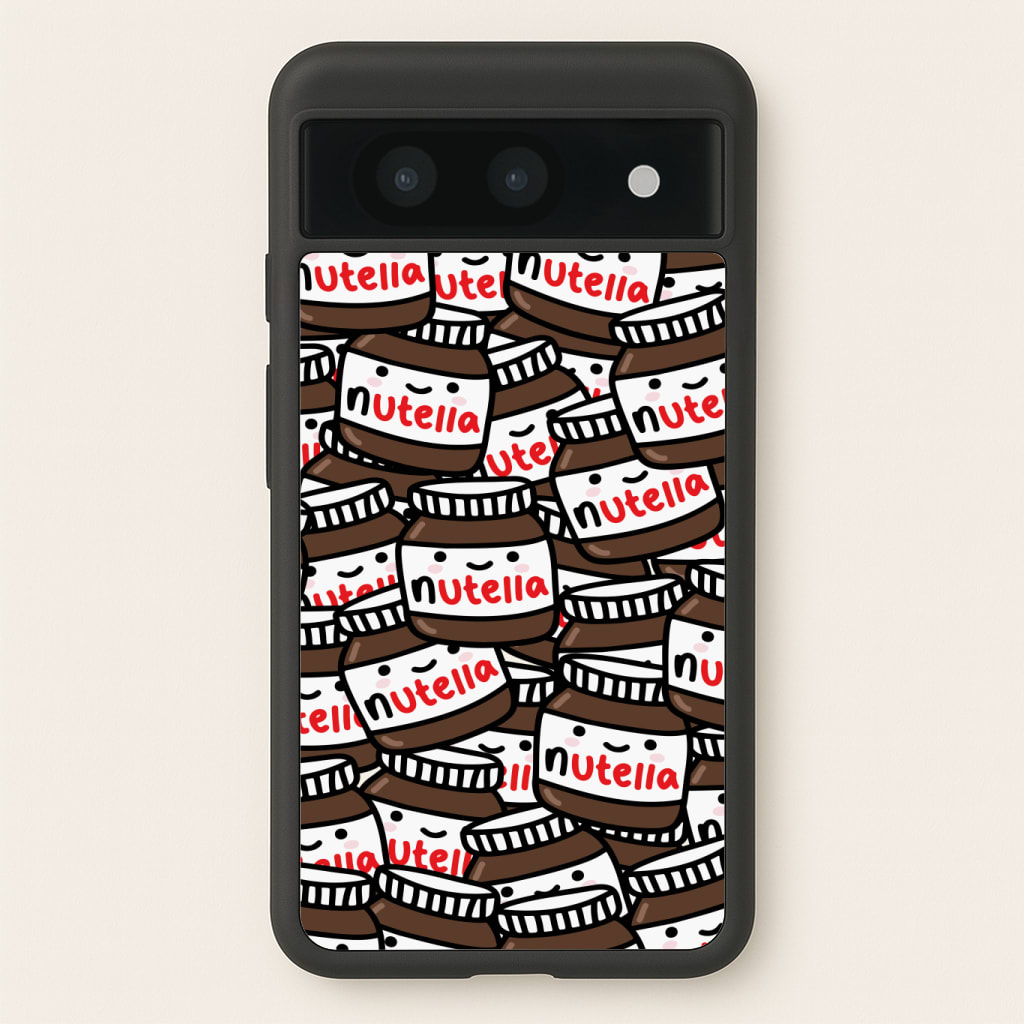 Cute Nutella Pattern Phone Case