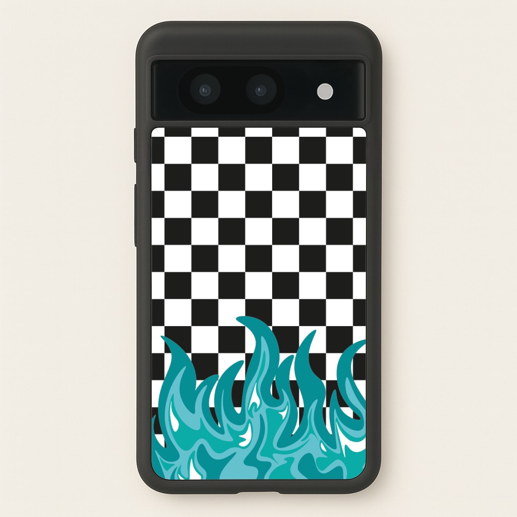 Blue Flame - Skate Aesthetic Phone Case