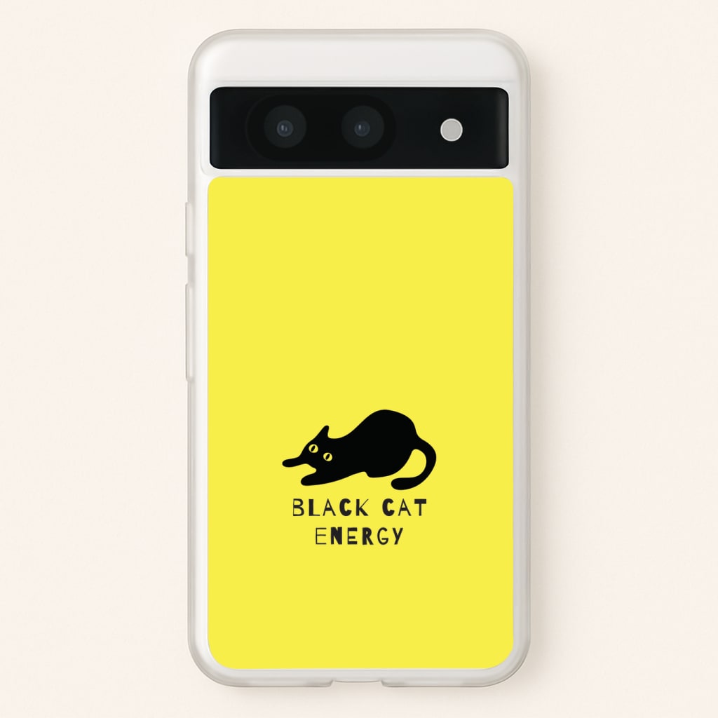 Black Cat Energy Phone Case