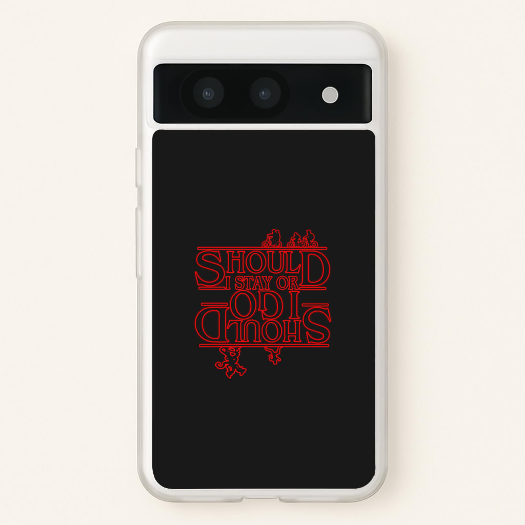 Should I Stay Or Should I Go Upside Down Phone Case