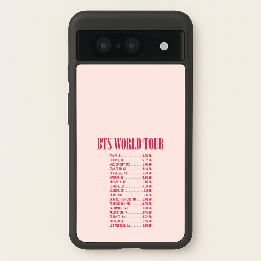 K-Pop Band World Tour List 2026 Phone Case