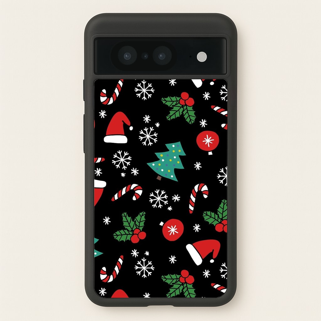 Christmas Objects Pattern Phone Case