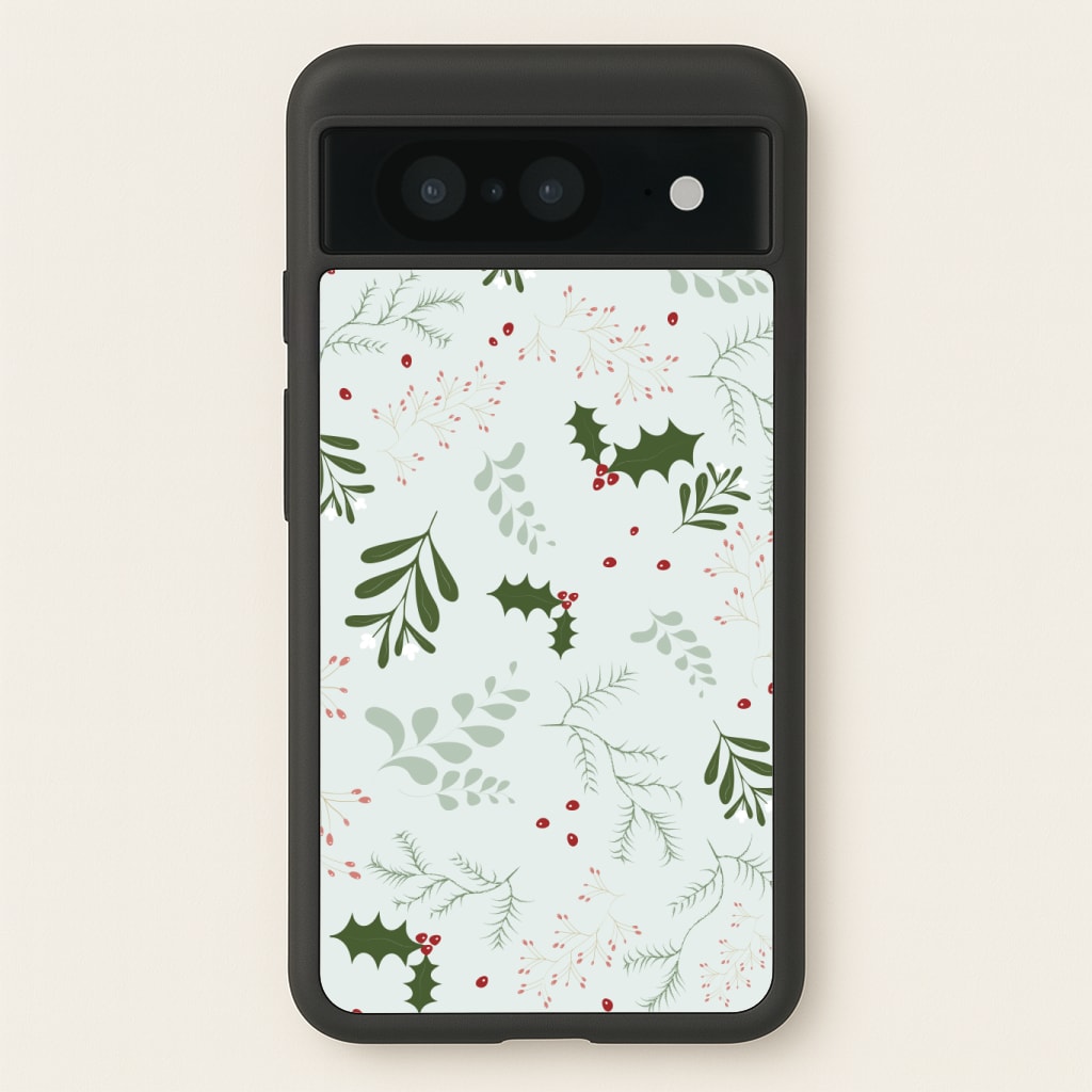 Christmas Floral Pattern Phone Case