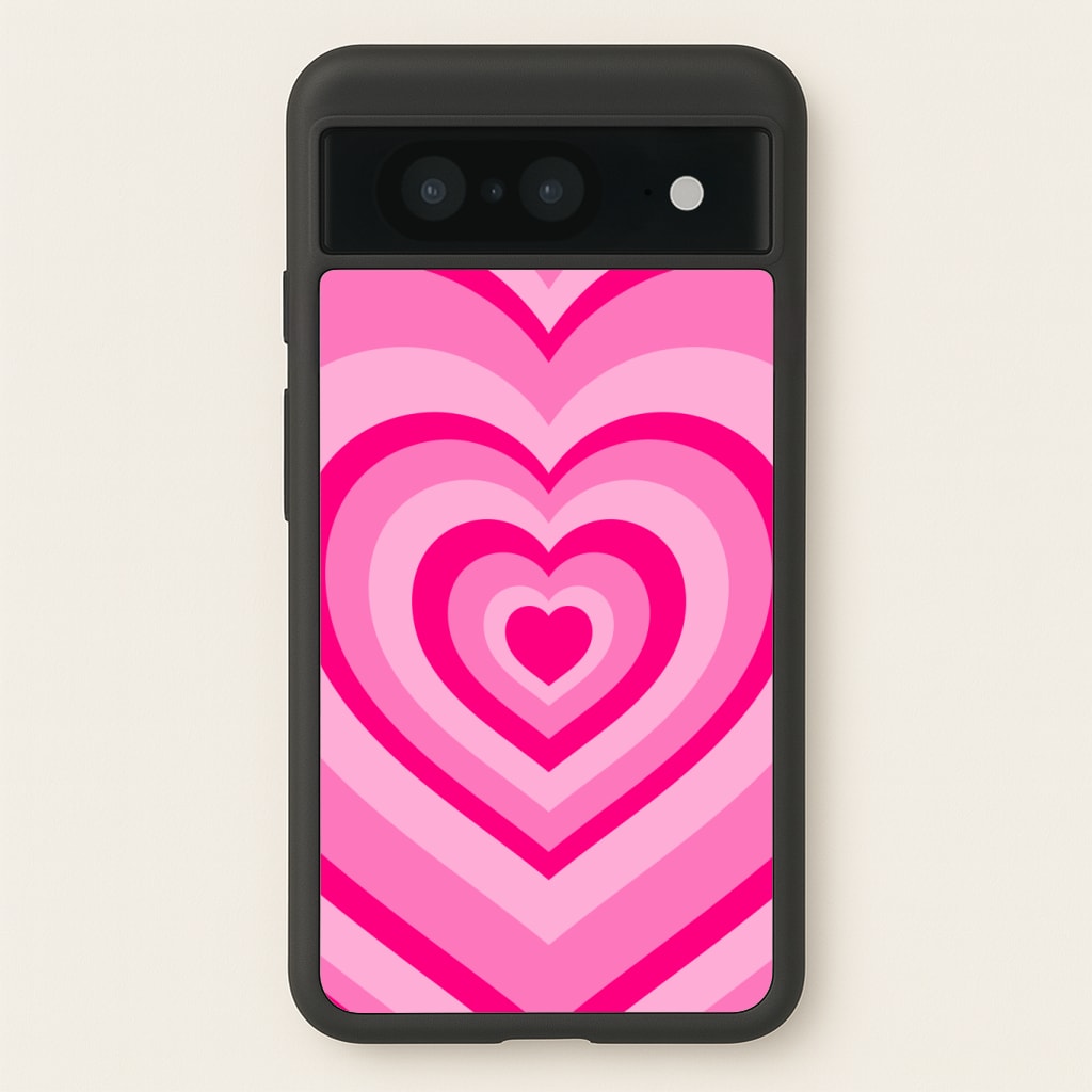 Pink - Colourful Hearts Phone Case