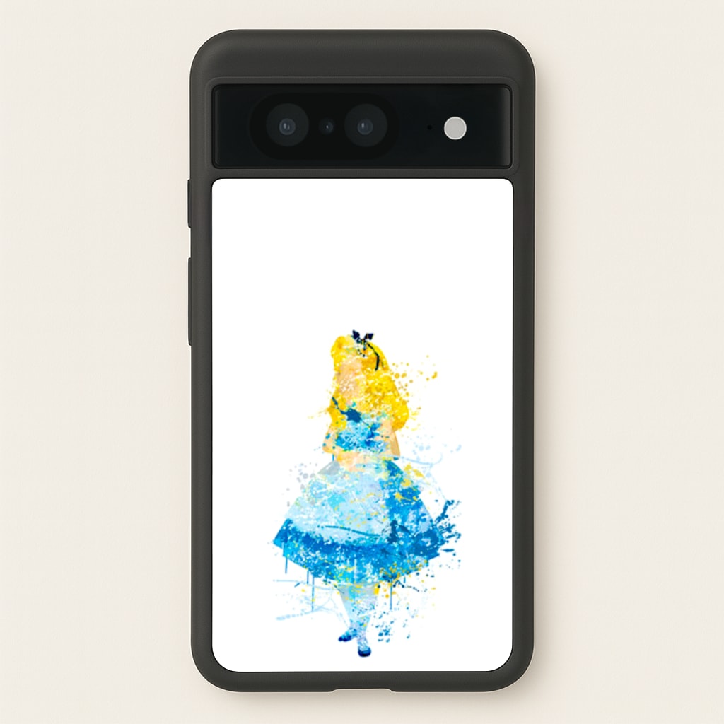 Watercolour Alice in Wonderland Fairytale Phone Case