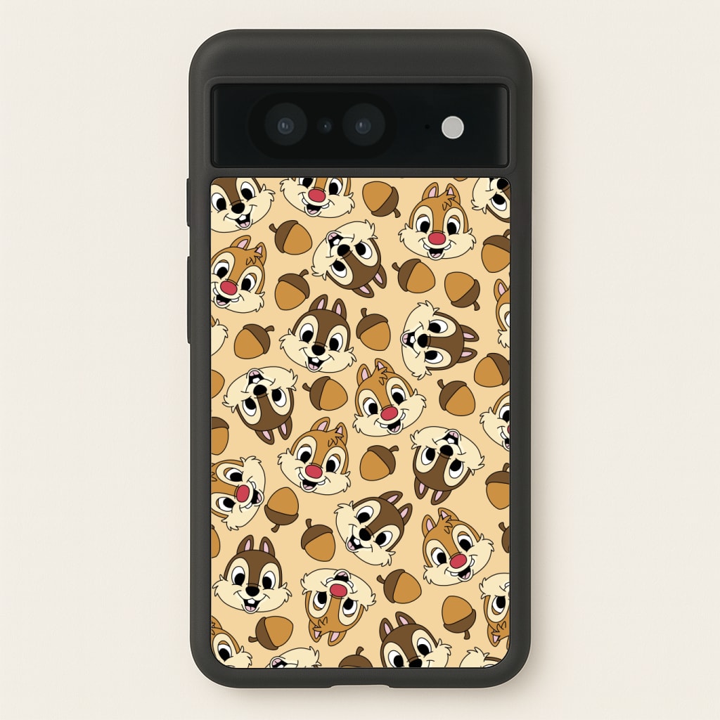 Cute Squirrels And Acorns Pattern Phone Case