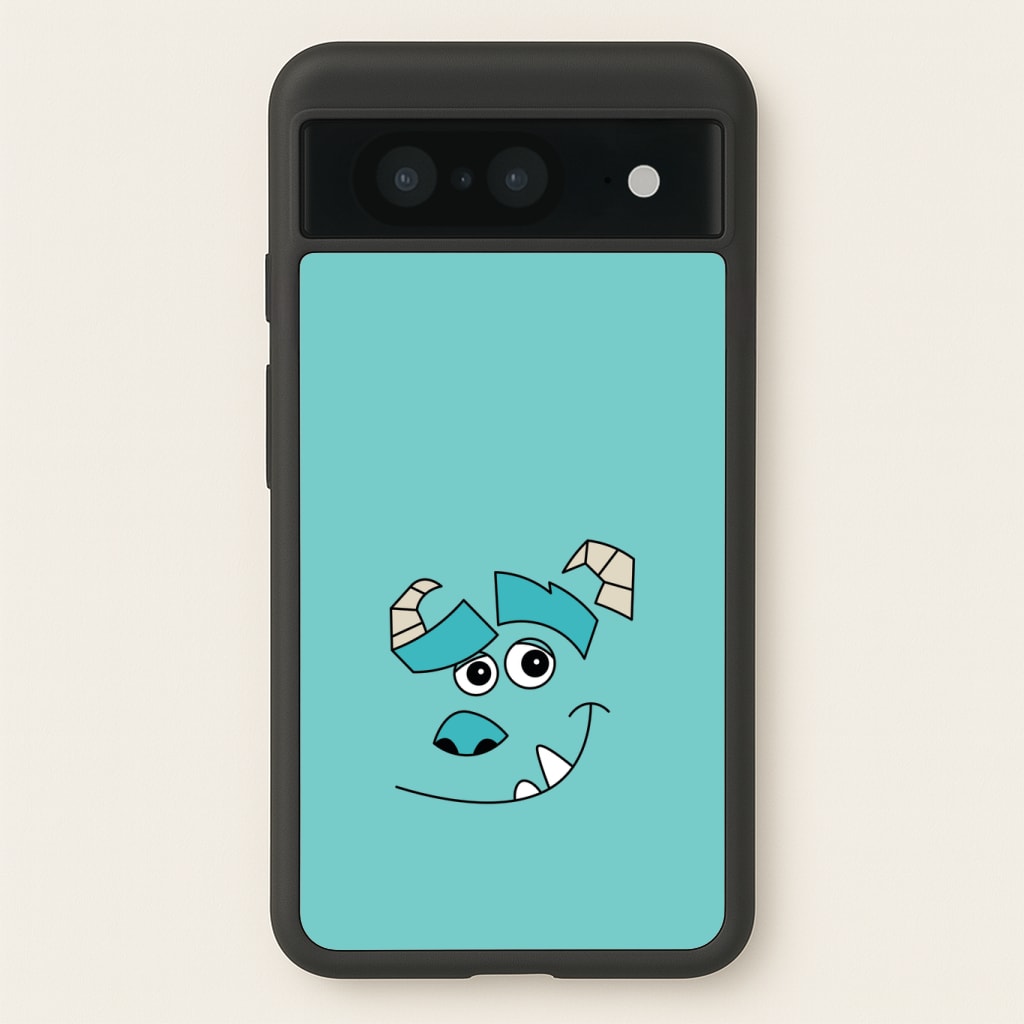 Blue Monster Face Phone Case