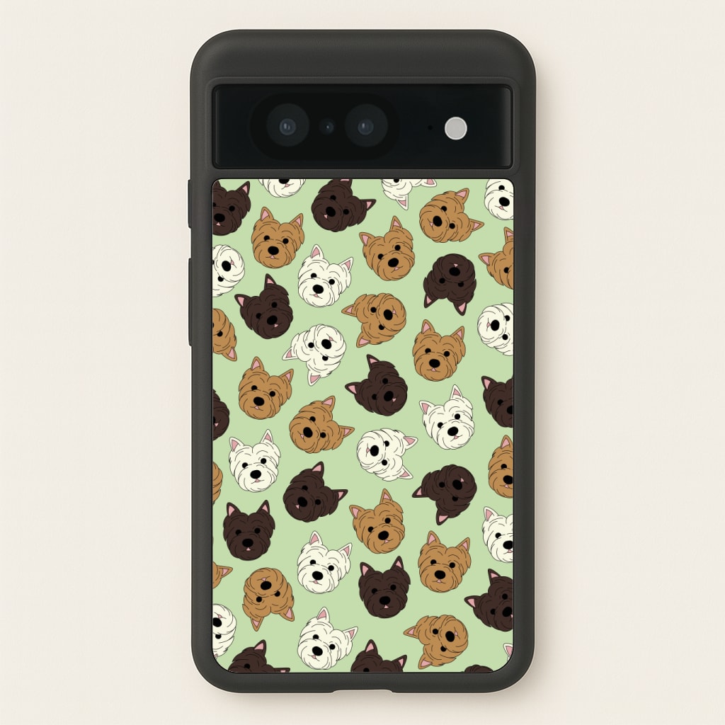 Border Terrier Pattern Phone Case