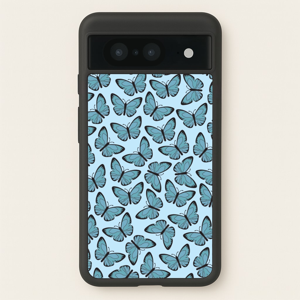 Blue Butterfly - Butterfly Patterns Phone Case