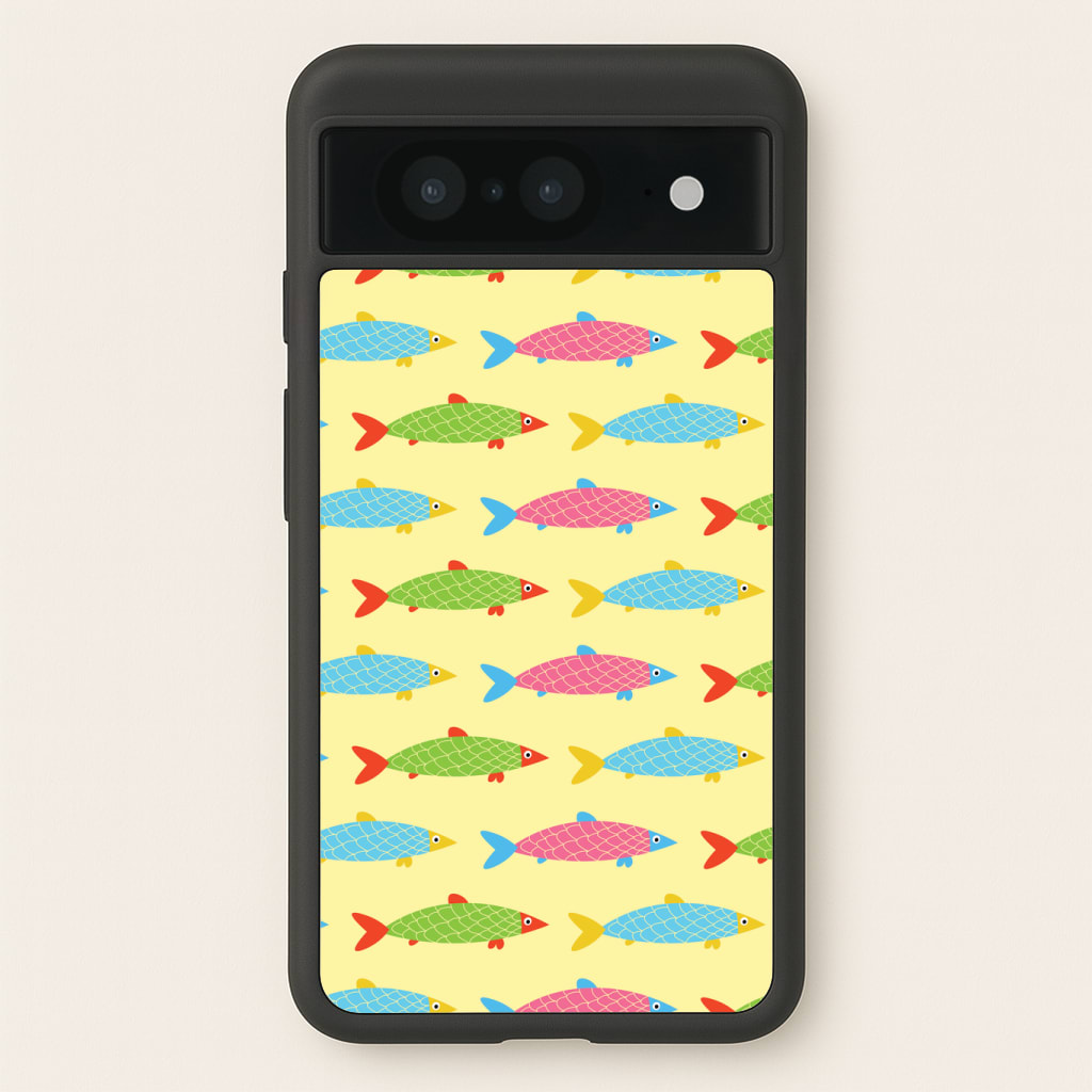 Colourful Cartoon Fish Pattern Phone Case