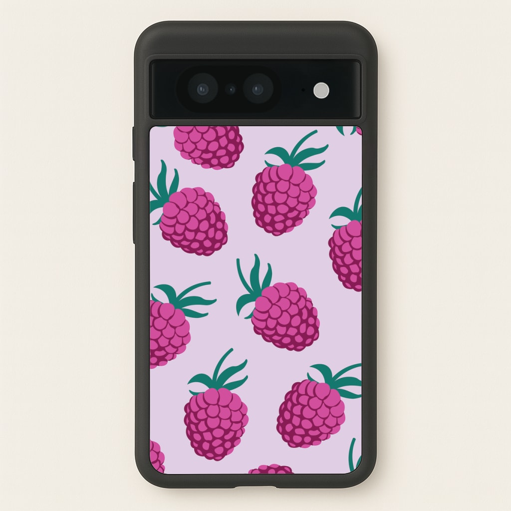 Rasberries - Fruit Patterns Phone Case