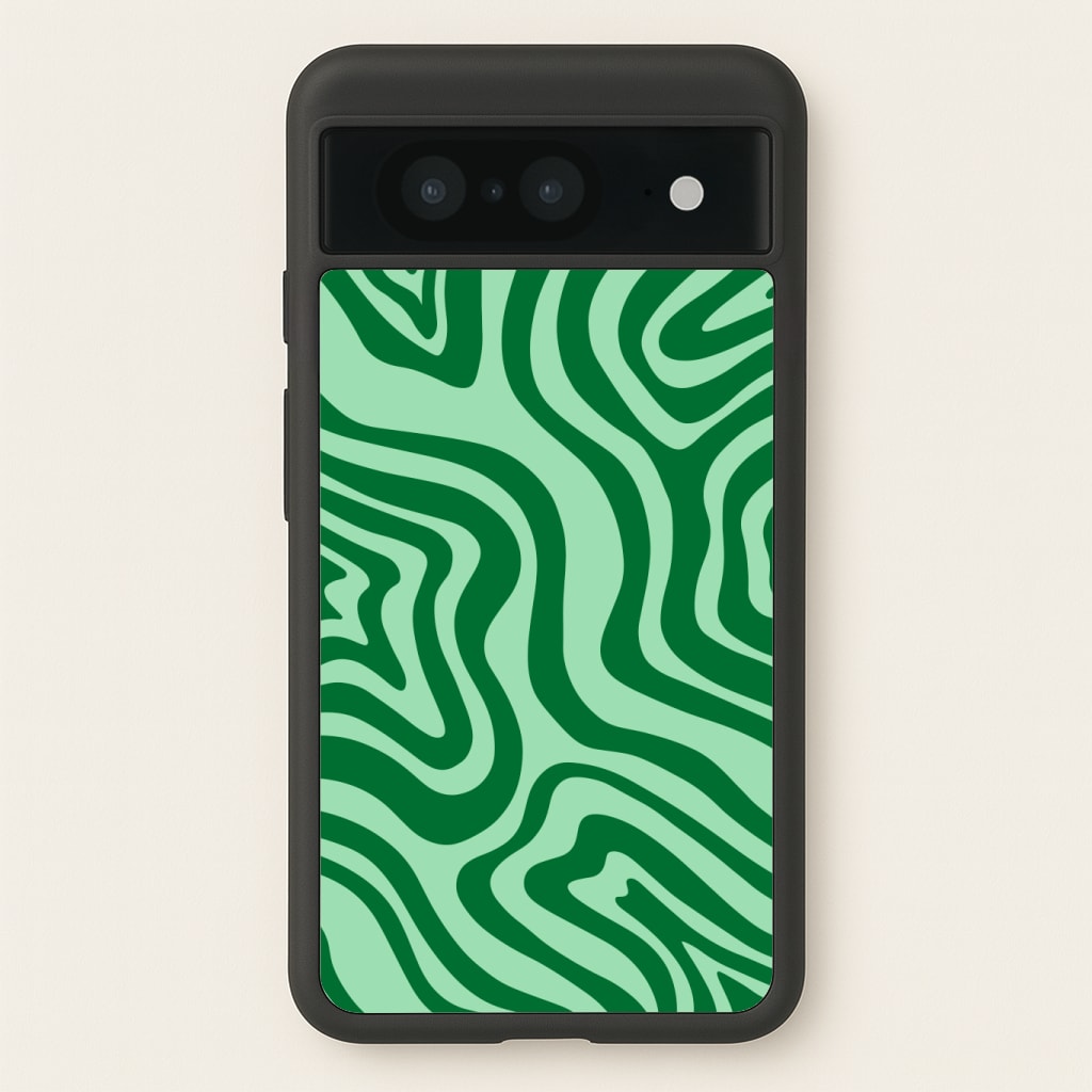Green Abstract Halloween Phone Case