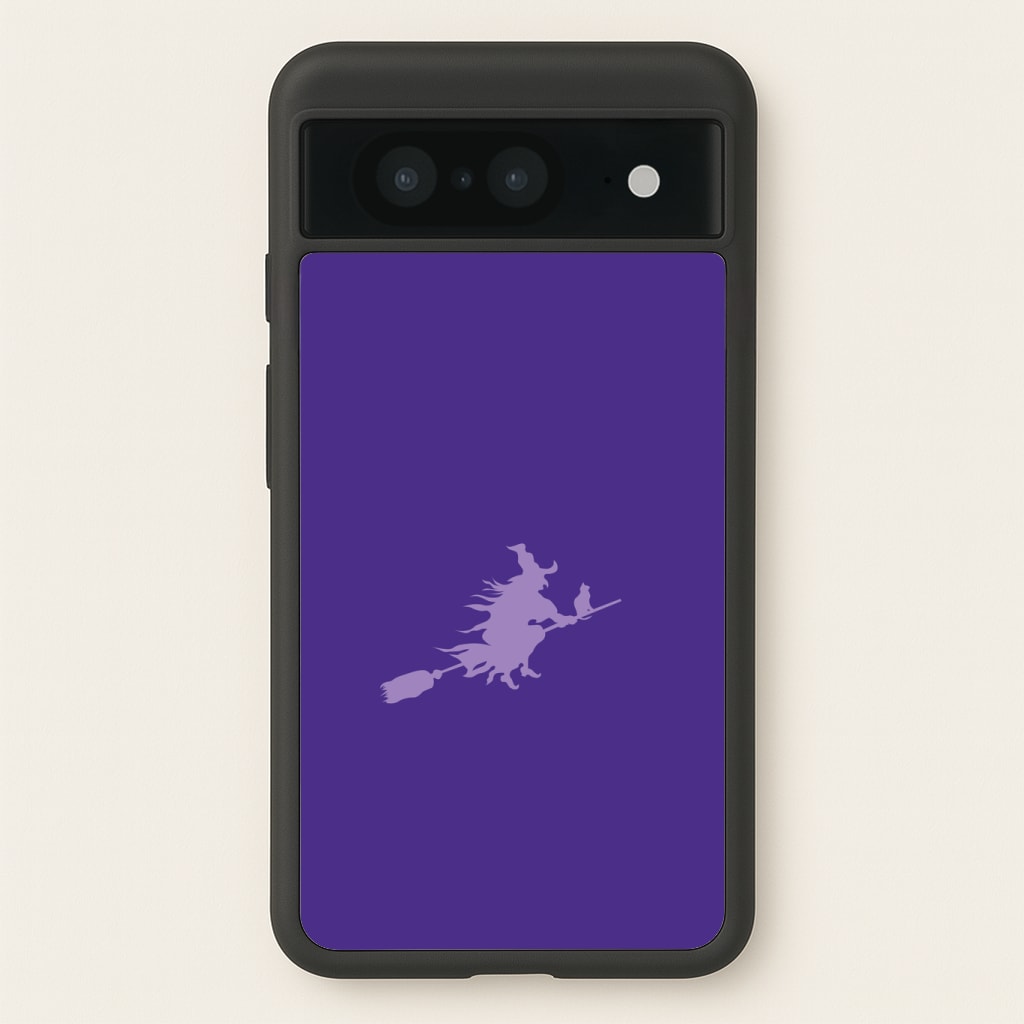 Witch And Cat - Halloween Phone Case