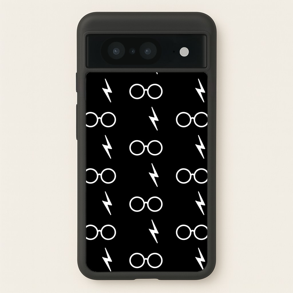 Glasses & Scar Pattern Phone Case