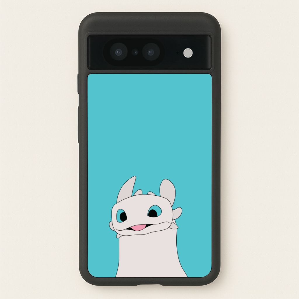 White Fury Dragon Phone Case