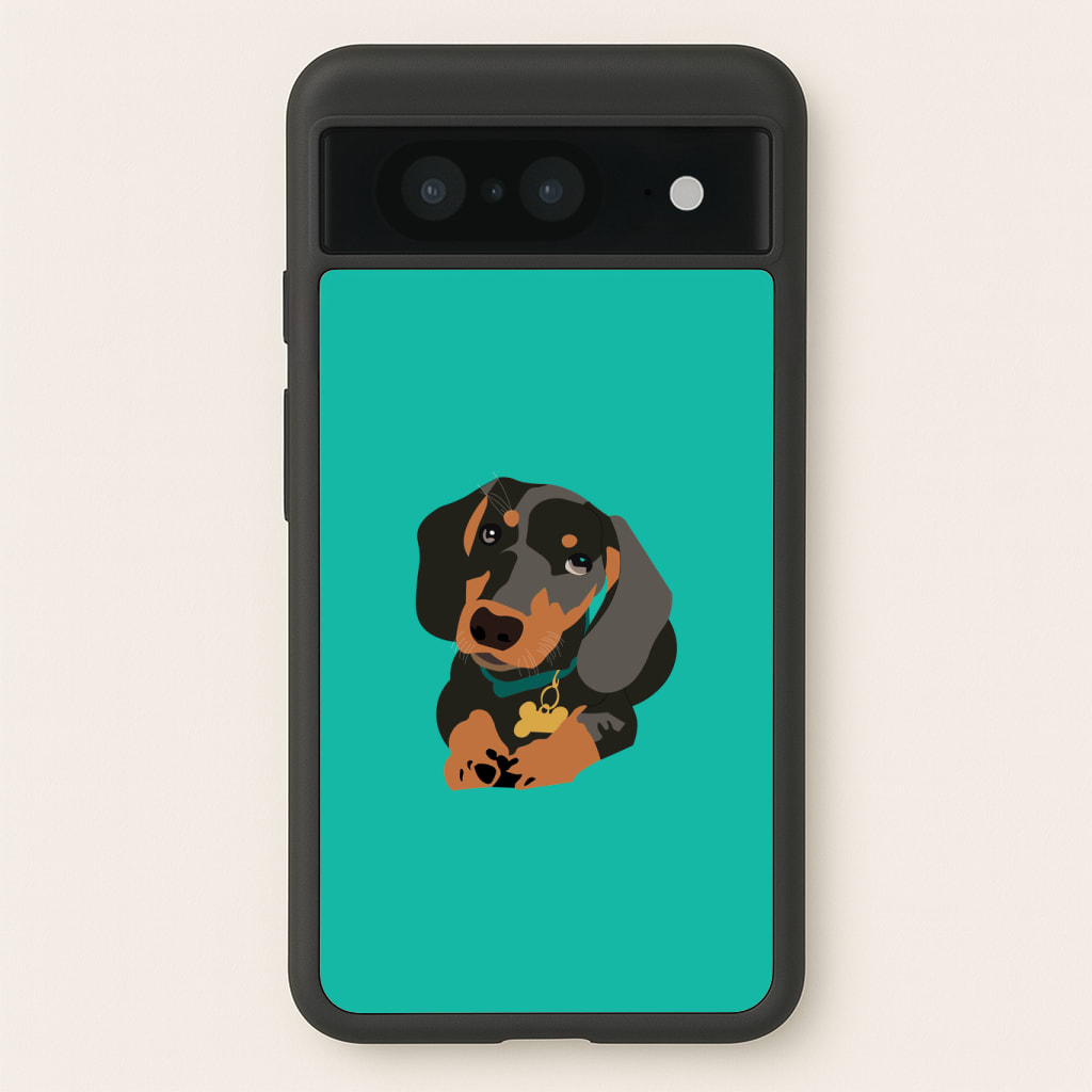 Black & brown - Dachshunds Phone Case