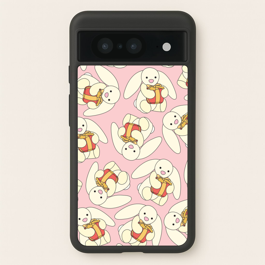 Bunny Present Pattern Phone Case