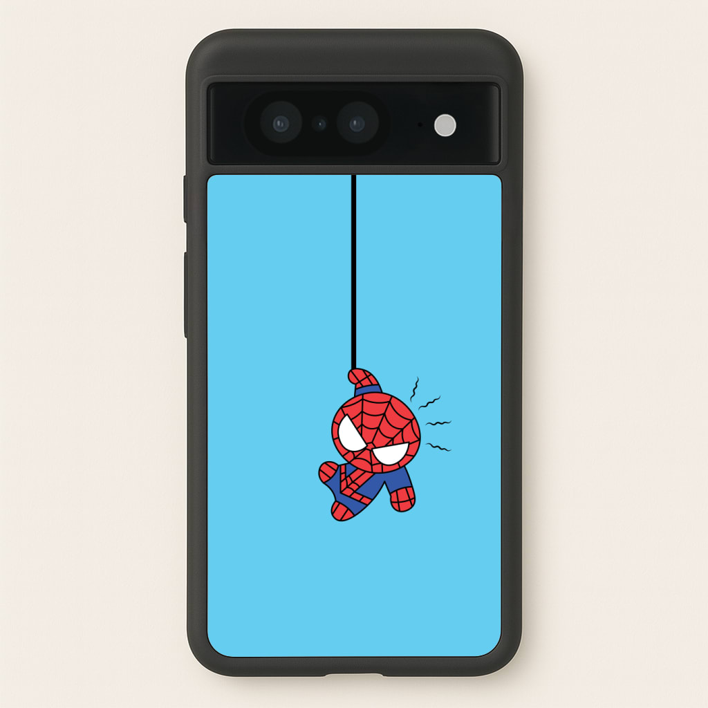 Blue Hanging Spider Hero Phone Case