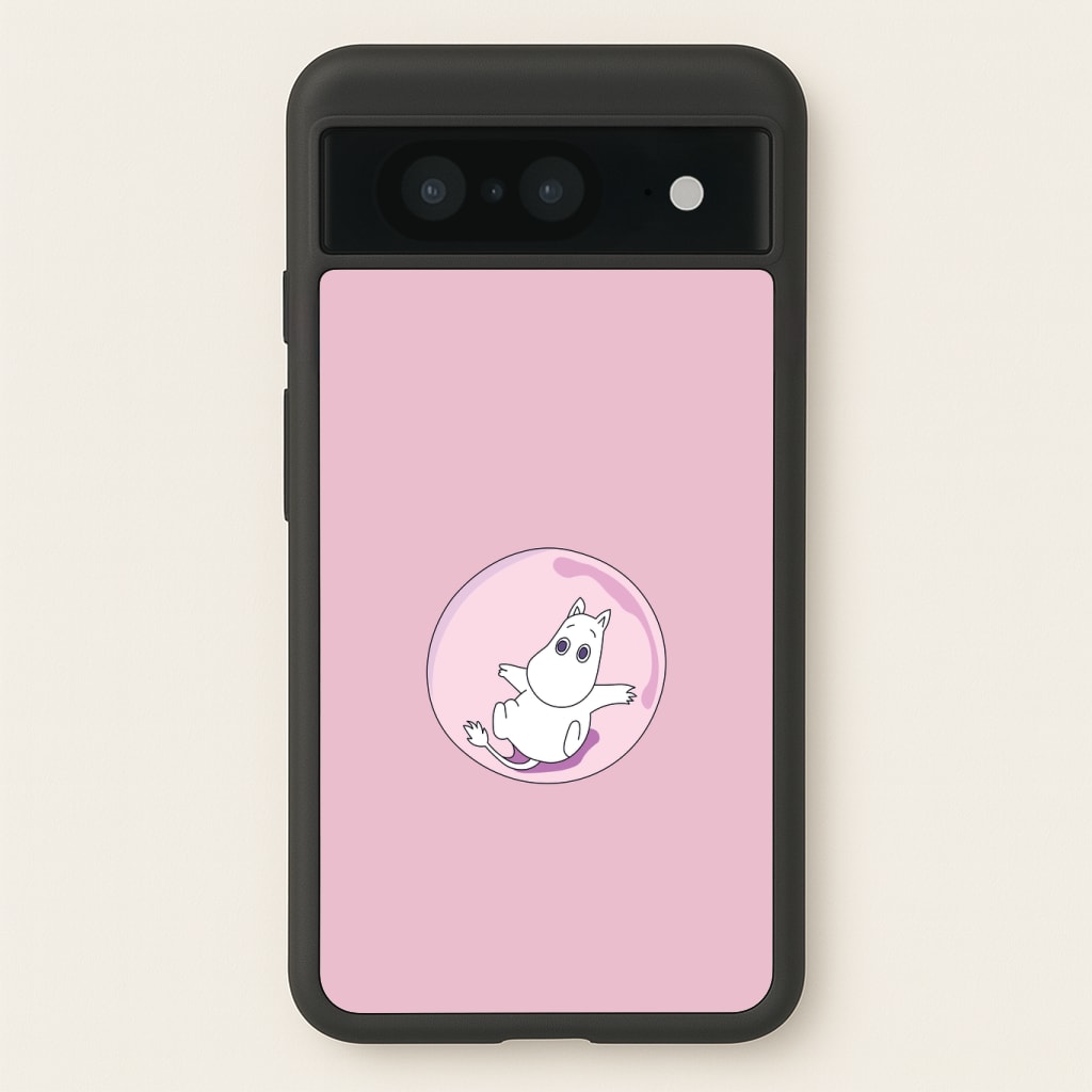 Moomin In A Pink Bubble Phone Case