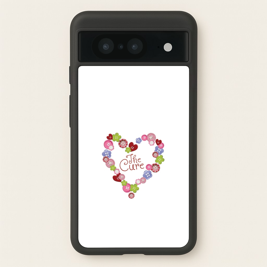 Button Heart Phone Case