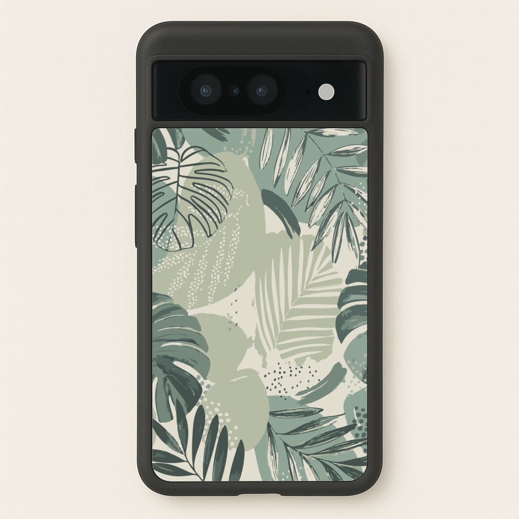 Green Leaf Pattern - Foliage Phone Case