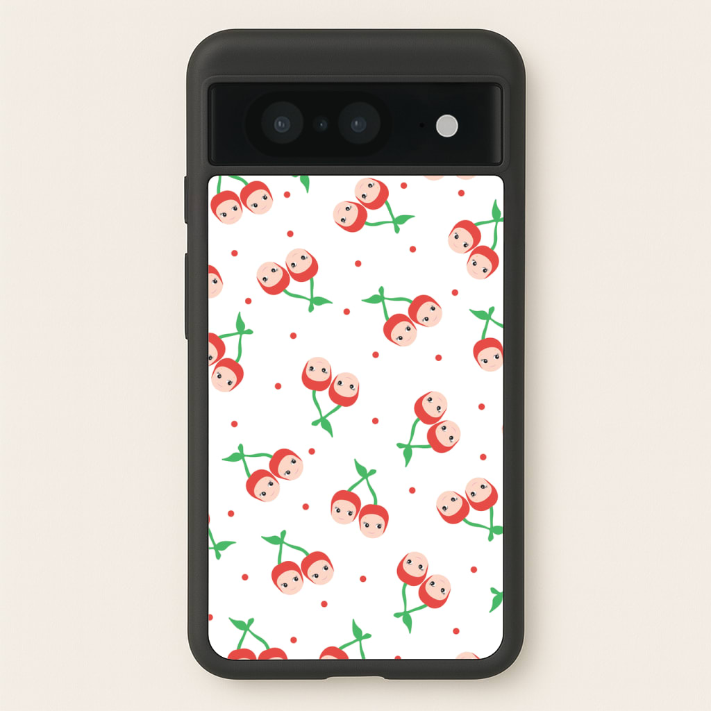 Cherry Angels Pattern Phone Case